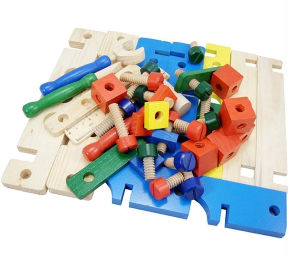 ToyArtsy Tool Bench Playset for Kids | Pretend Play Workshop with ...
