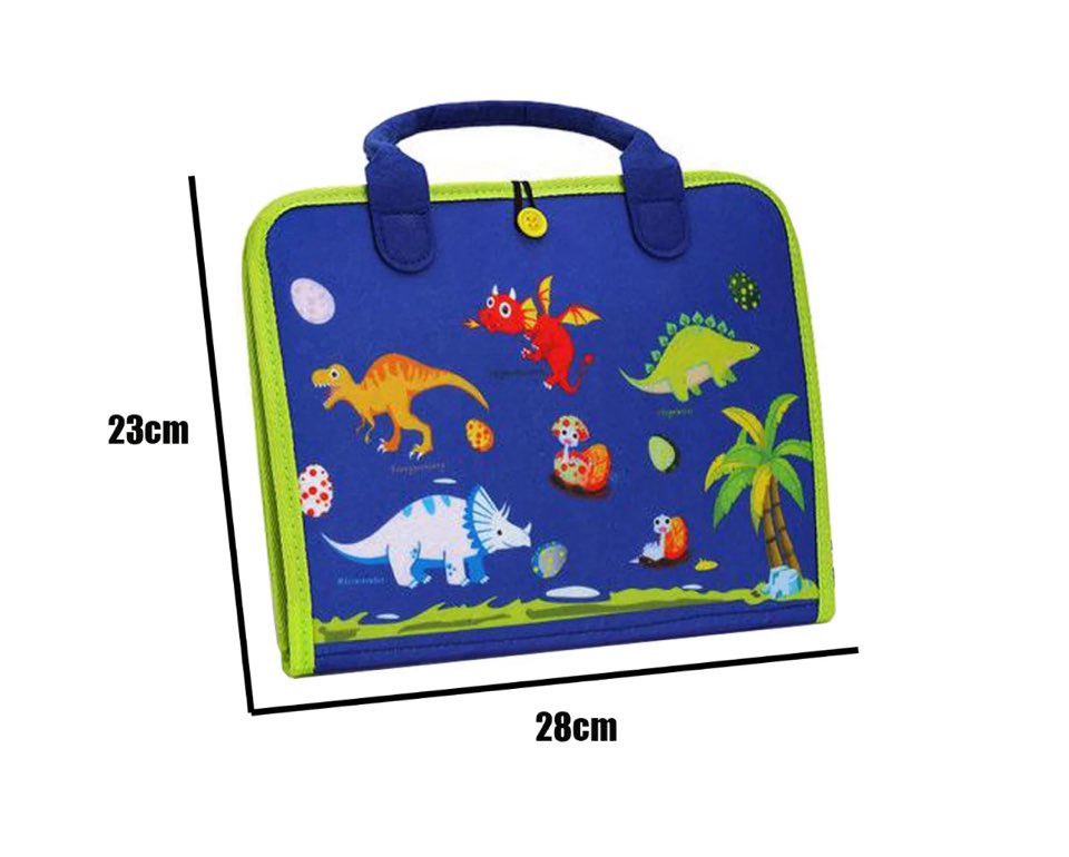 Busy Bag Dino Model – Montessori-Inspired Educational Toy for Toddlers ...