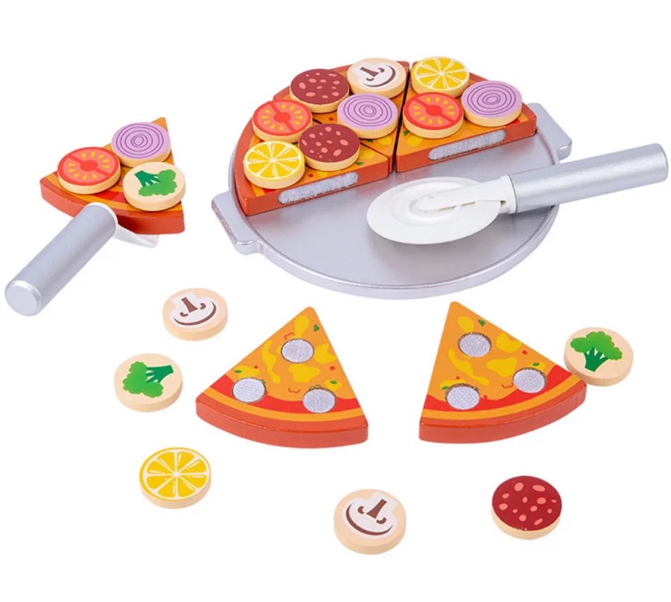Wooden Pizza oven, Kitchen playset, kids role play toyset, imaginative