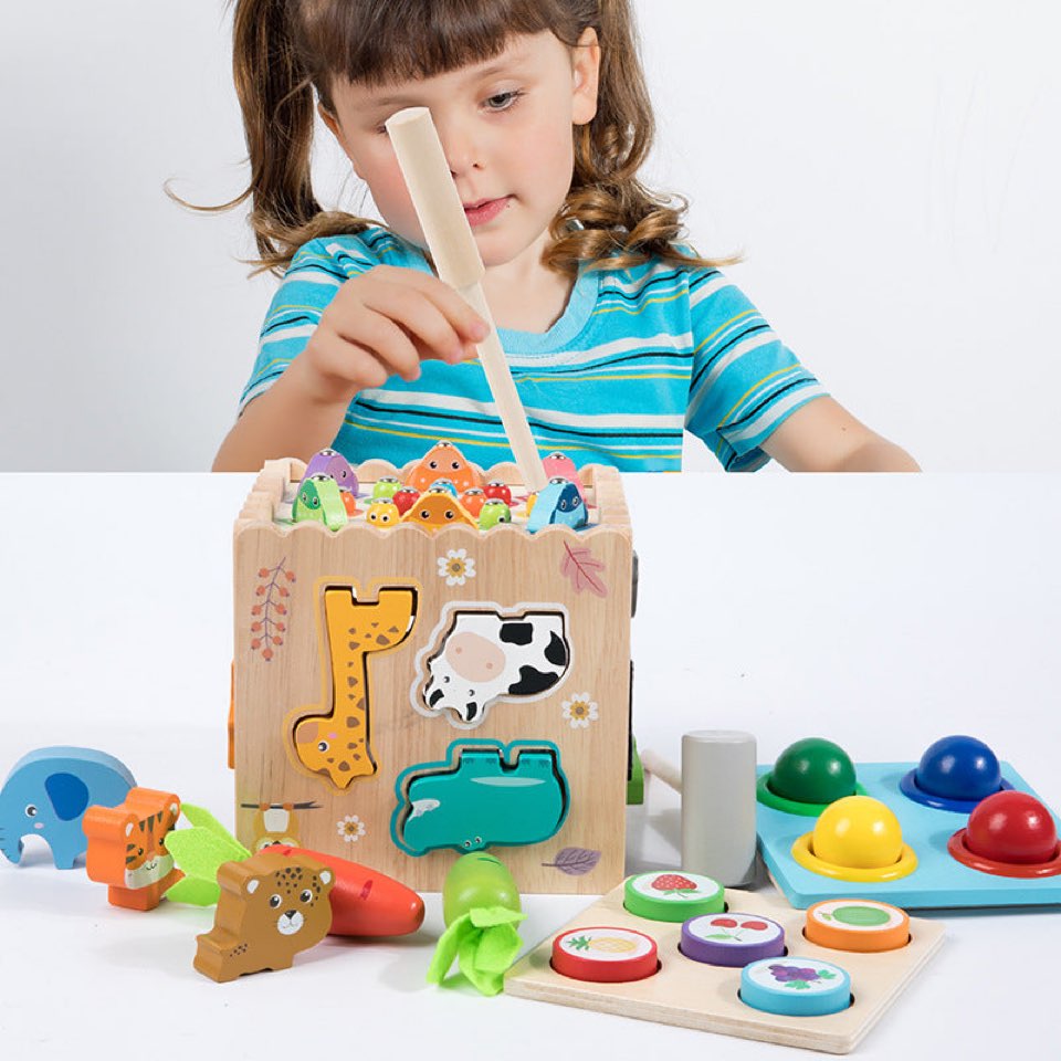 ToyArtsy Multifunctional 8 in 1 Activity Box for Kids | Educational Toy ...