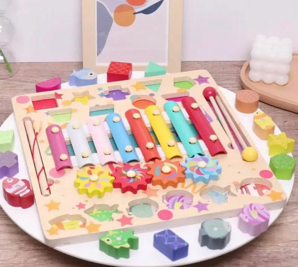 Engage, Learn, Play: Multifunctional Kids Activity Board Toy ...