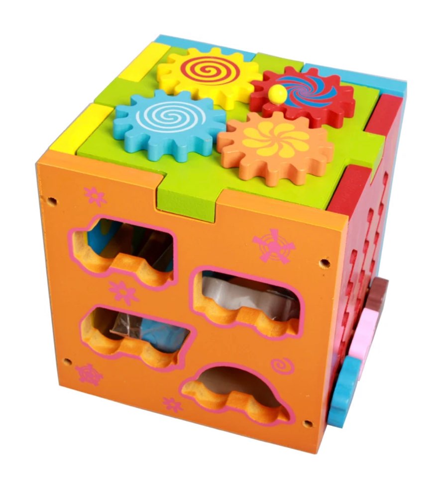 Interactive Learning Activity Box Wooden Multifunction Intelligence Box Activity | Montessori kids